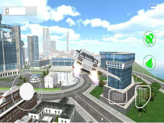 Изображение игры: Fly-ing Sports Car Sim-ulator 3D