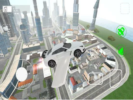 Изображение игры: Fly-ing Sports Car Sim-ulator 3D