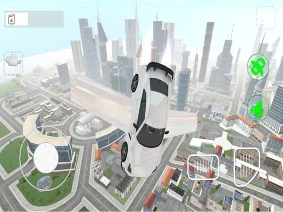 Изображение игры: Fly-ing Sports Car Sim-ulator 3D