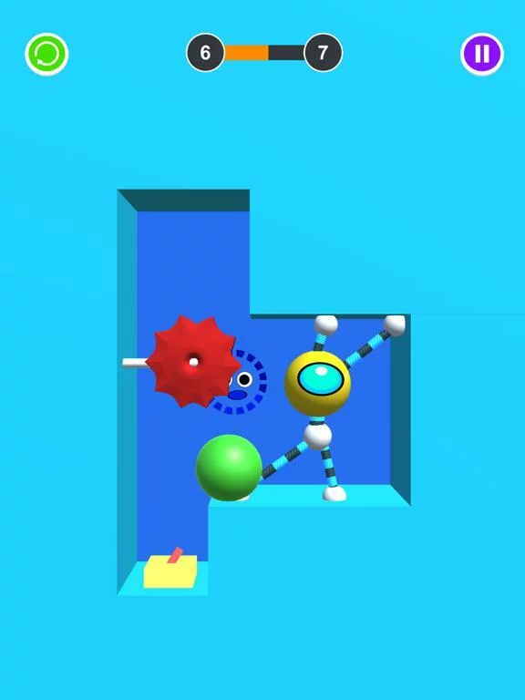 Изображение игры: Stretch Us 3D - Rope Puzzle