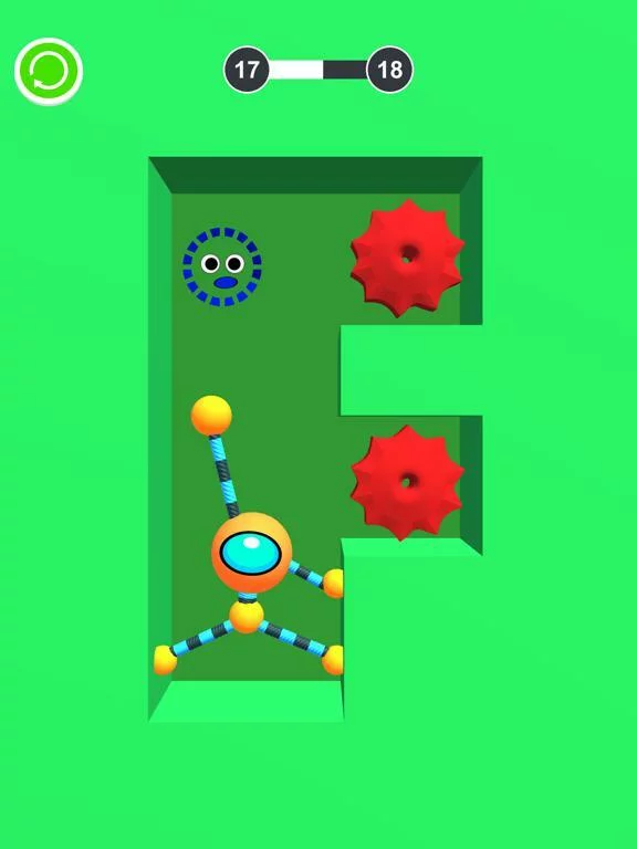 Изображение игры: Stretch Us 3D - Rope Puzzle