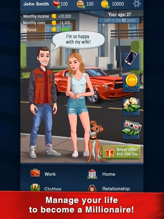 Изображение игры: Hit The Bank: Life Simulator