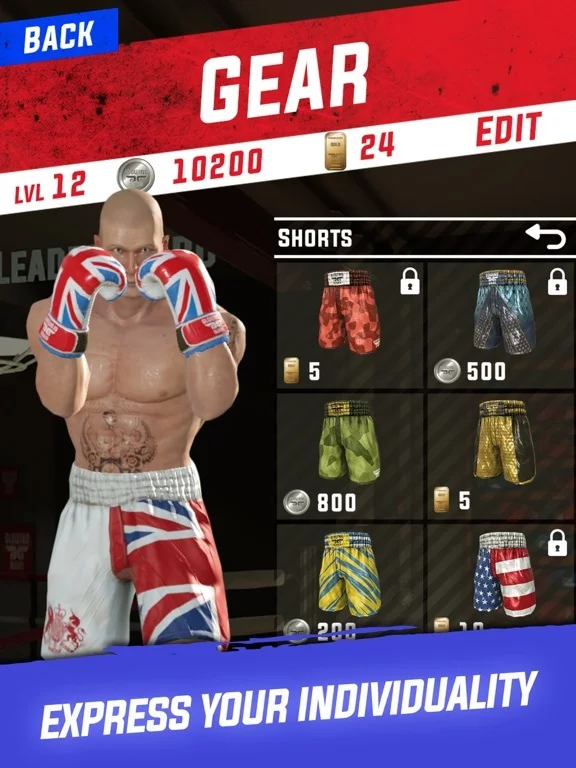 Изображение игры: Glowing Gloves: AR Boxing Game