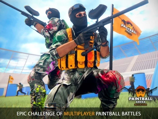 Изображение игры: Paintball Battle Arena PvP