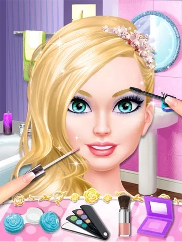 Изображение игры: Little Miss Beauty Salon: Fashion Doll First Date - Girls Makeover Games