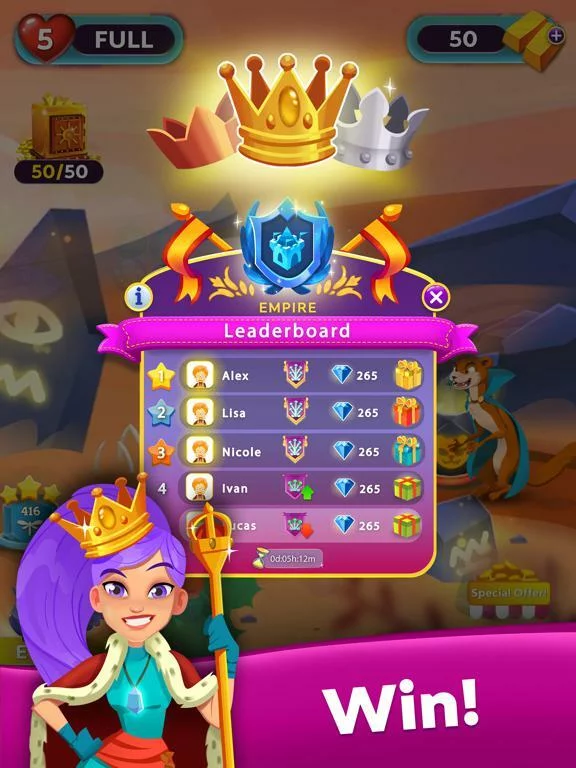 Изображение игры: Viola’s Quest: Marble Blast