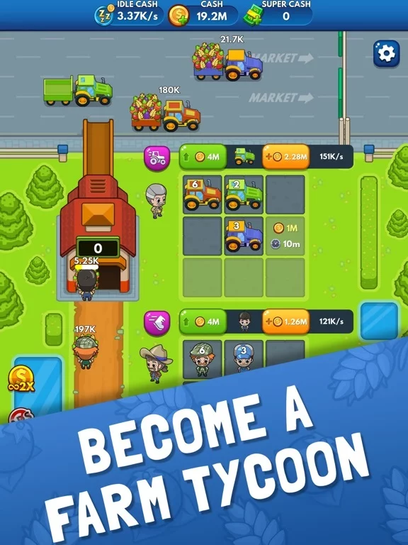 Изображение игры: Idle Farm Tycoon - Merge Game