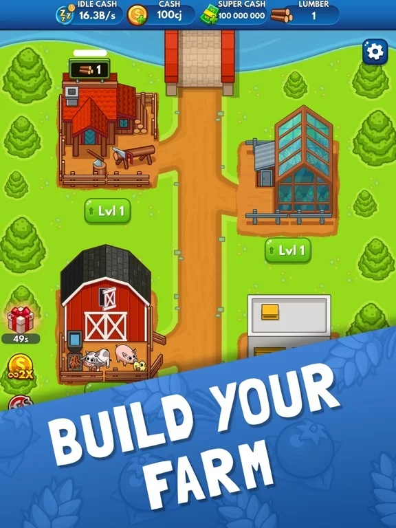 Изображение игры: Idle Farm Tycoon - Merge Game