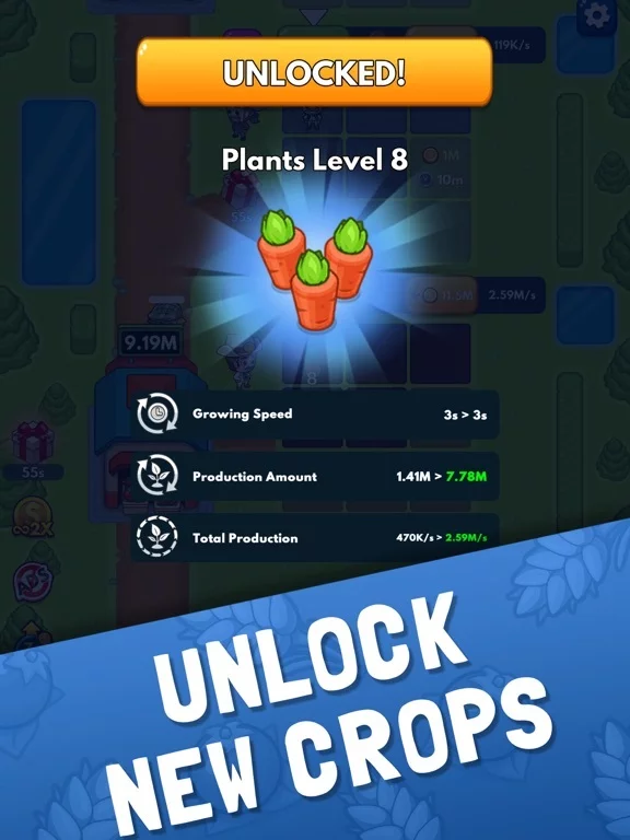 Изображение игры: Idle Farm Tycoon - Merge Game