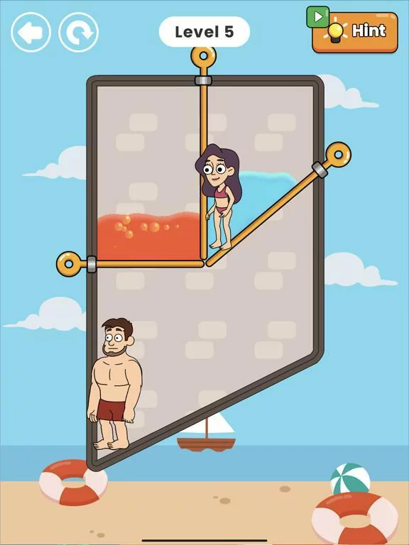 Изображение игры: Summer Love: Pin Puzzle