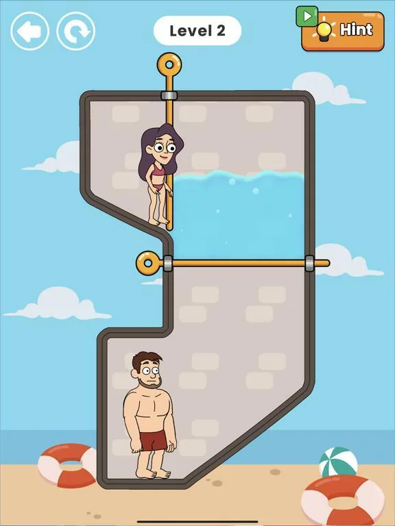 Изображение игры: Summer Love: Pin Puzzle