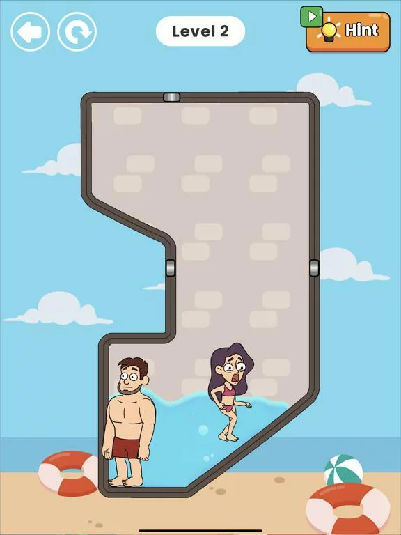 Изображение игры: Summer Love: Pin Puzzle