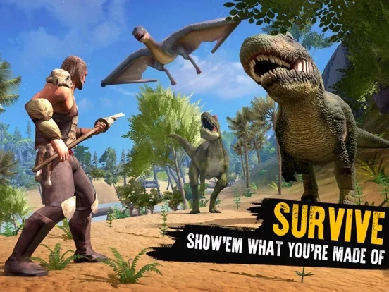 Изображение игры: Jurassic Survival Island