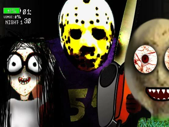 Изображение игры: 5 Nights Scary Teacher Basics
