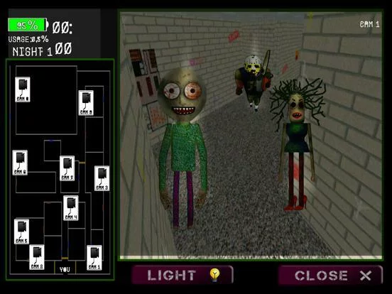 Изображение игры: 5 Nights Scary Teacher Basics