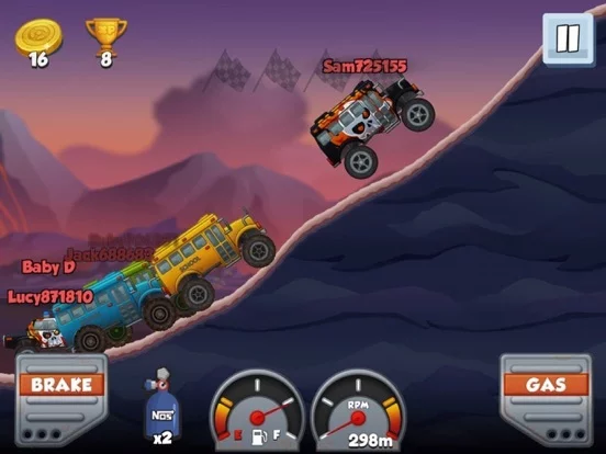 Изображение игры: Kings of Climb Offroad Outlaws