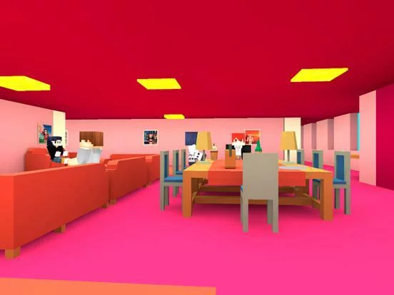 Изображение игры: Pink Princess House Craft Game