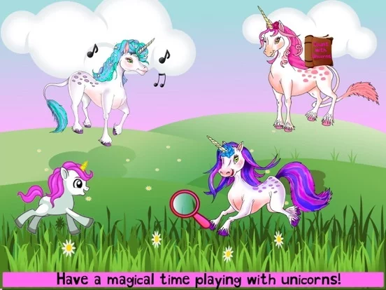Изображение игры: Unicorn Run Princess Games