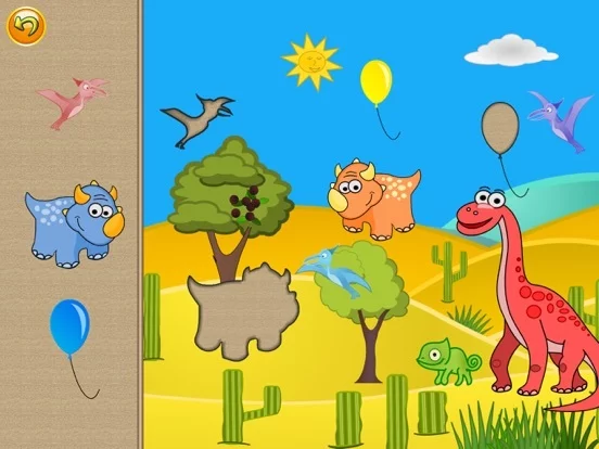 Изображение игры: Dino Puzzle Kid Dinosaur Games