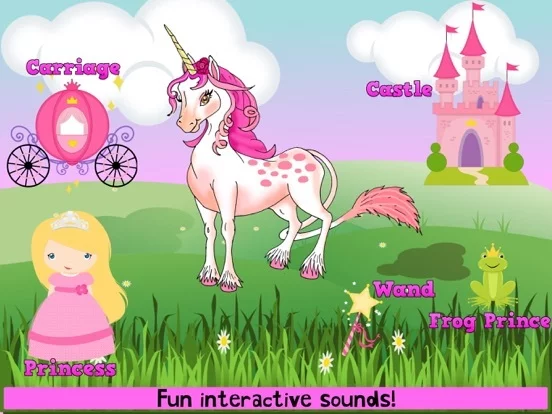 Изображение игры: Unicorn Run Princess Games