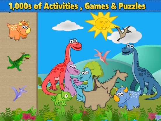 Изображение игры: Dino Puzzle Kid Dinosaur Games