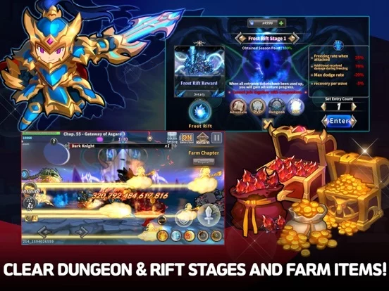 Изображение игры: Raid the Dungeon: IDLE RPG