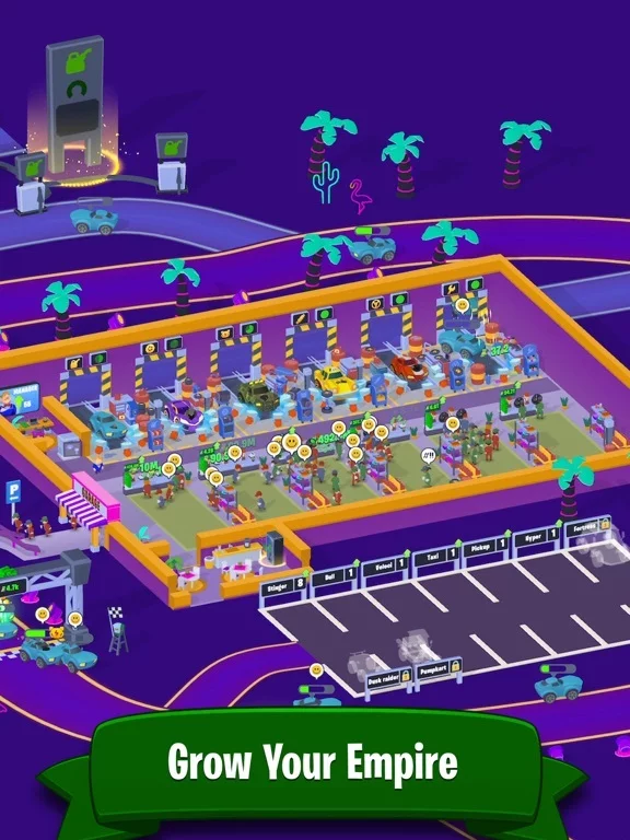 Изображение игры: Garage Empire - Idle Tycoon