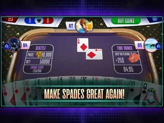 Изображение игры: Spades Tournament online game