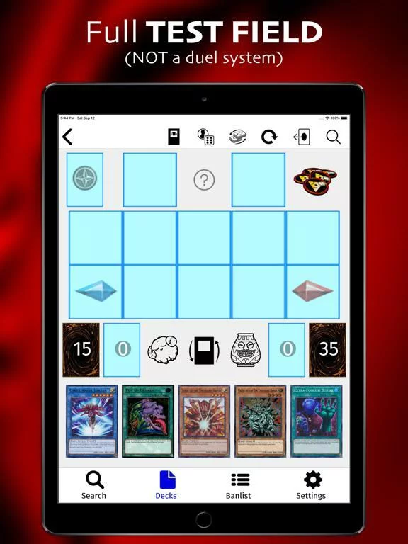 Изображение игры: Yugipedia: Yugioh Deck Builder