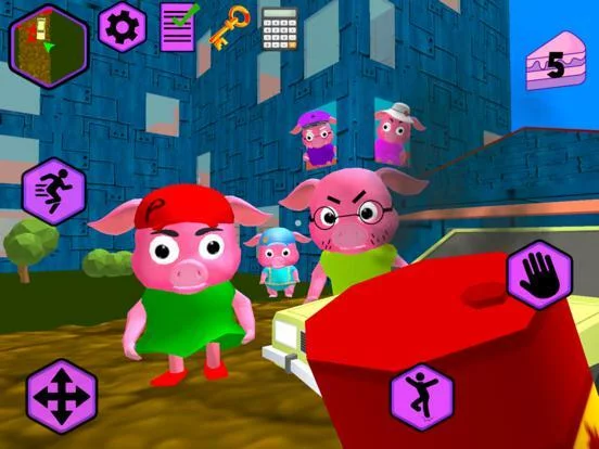 Изображение игры: Piggies. Neighbor Family