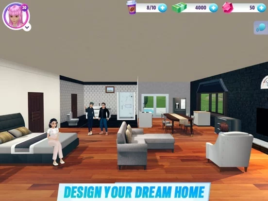 Изображение игры: Virtual Sim Story: Life & Home