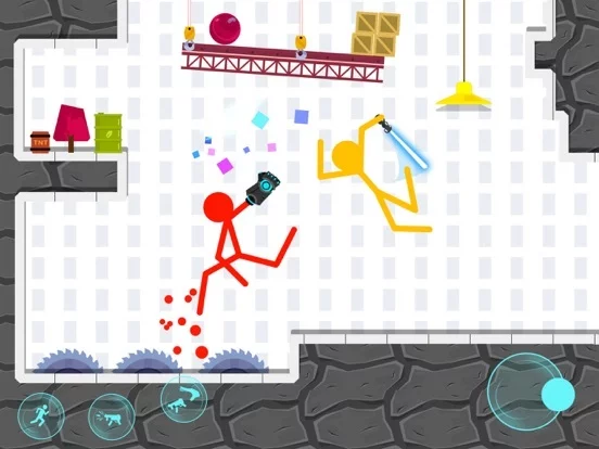 Изображение игры: Stickman Project: Stick Fight