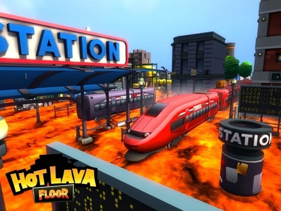 Изображение игры: Hot Lava Floor