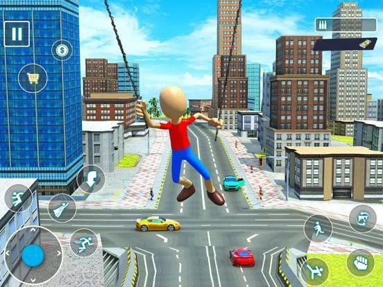 Изображение игры: Stickman Rope Hero City