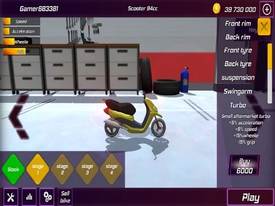 Изображение игры: Wheelie King 3 police getaway