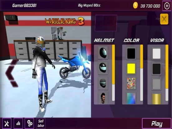 Изображение игры: Wheelie King 3 police getaway