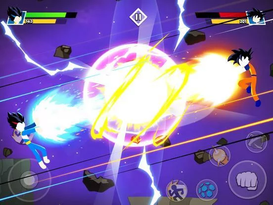 Изображение игры: Stickman Warriors Shadow