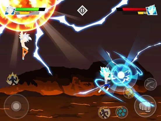 Изображение игры: Stickman Warriors Shadow