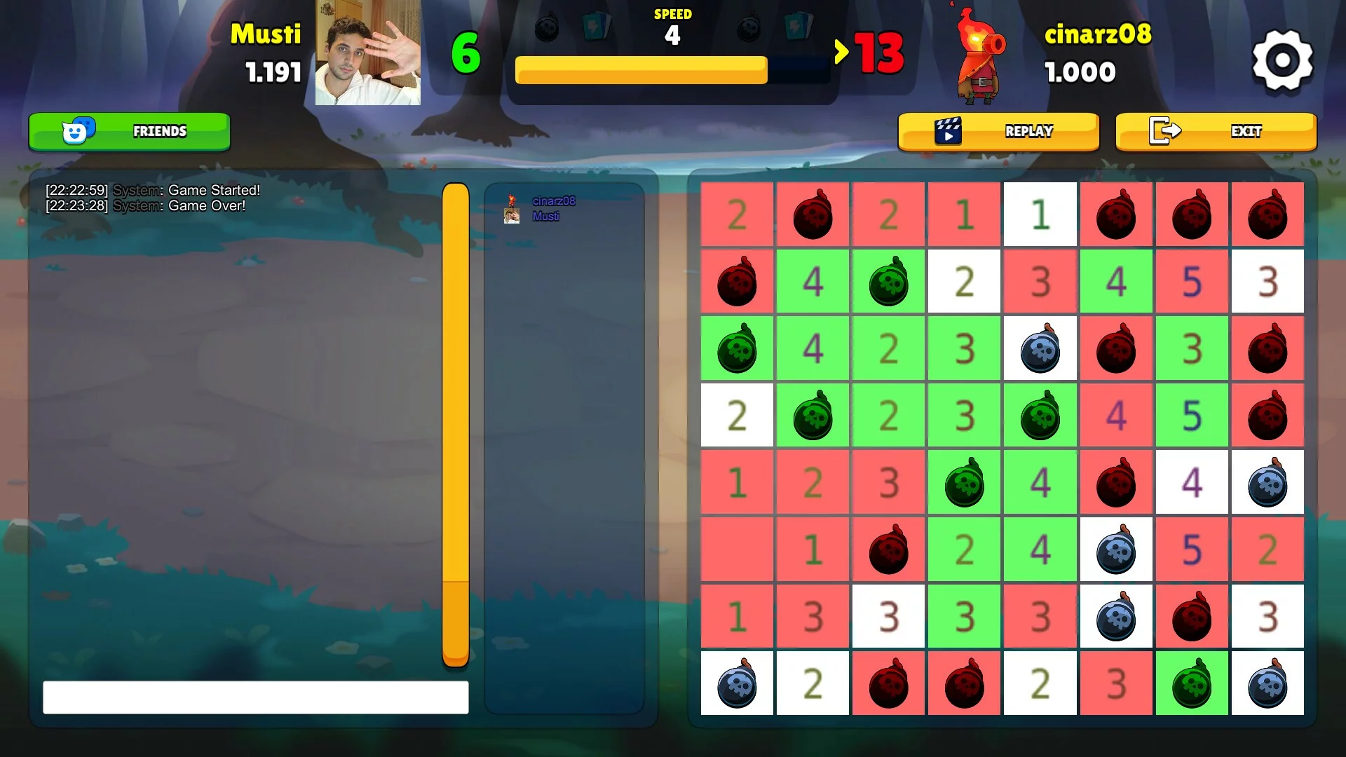 Изображение игры: Minesweeper Versus