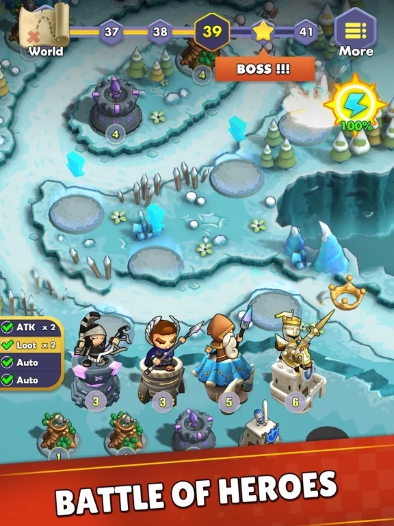 Изображение игры: Mini War:Idle Tower Defense