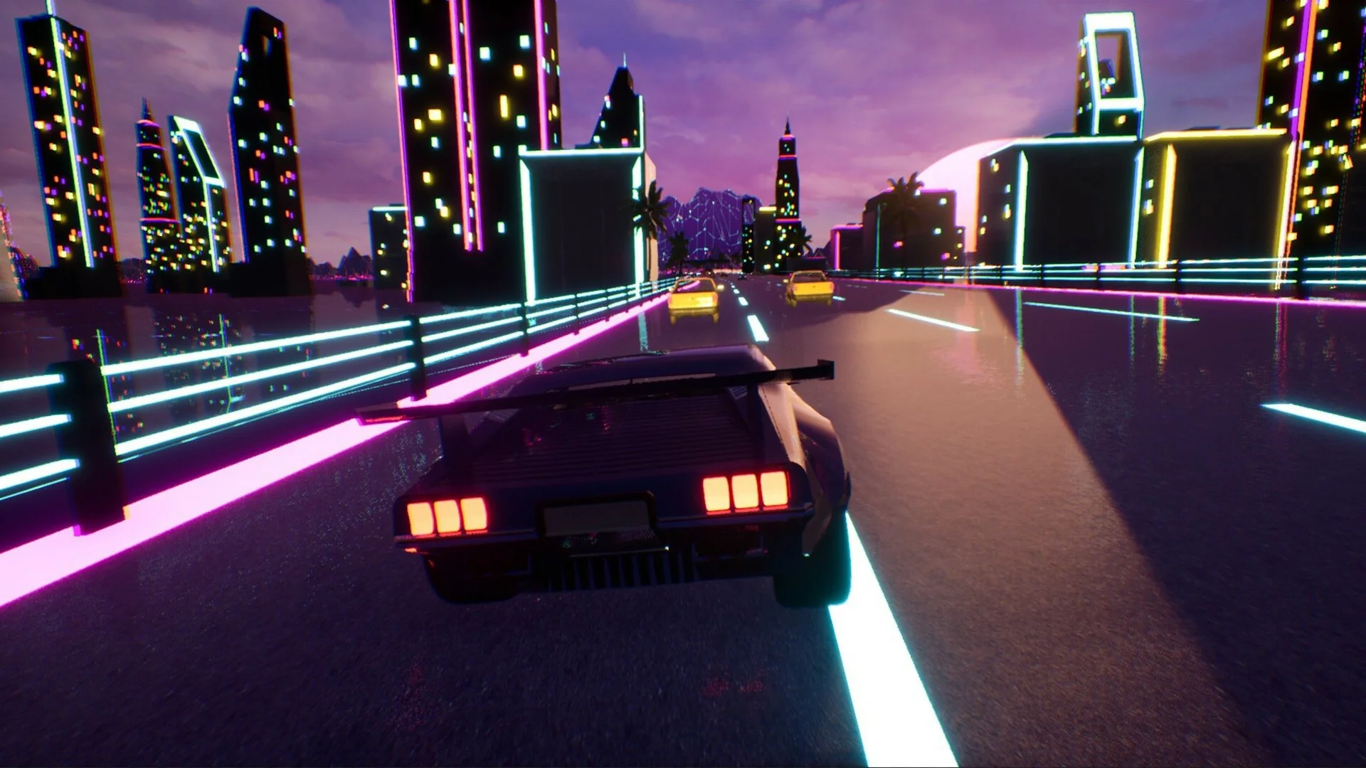 Изображение игры: Sunset Drive 1986