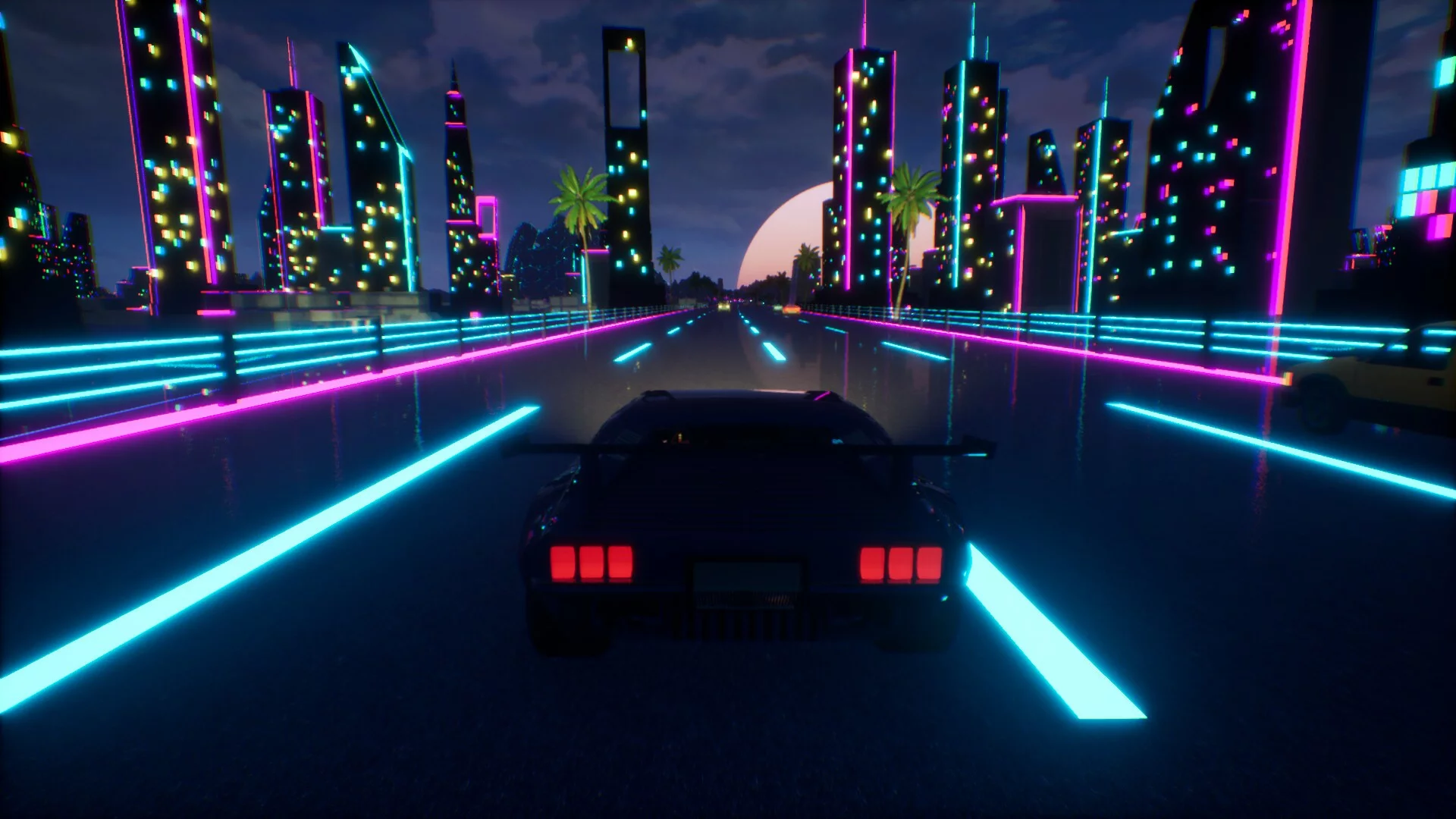 Изображение игры: Sunset Drive 1986