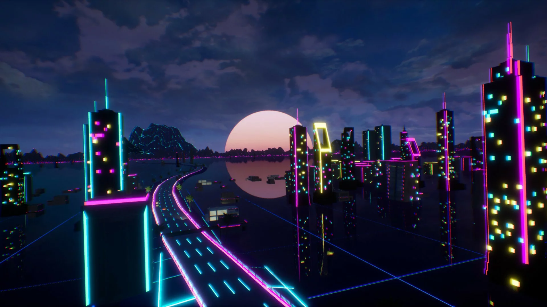 Изображение игры: Sunset Drive 1986