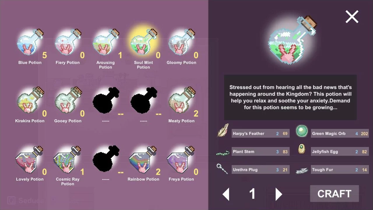 Изображение игры: Freya's Potion Shop