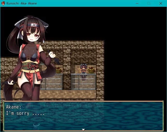 Изображение игры: Coming down in the world of a battle nation RPG "Kunoichi Akane"