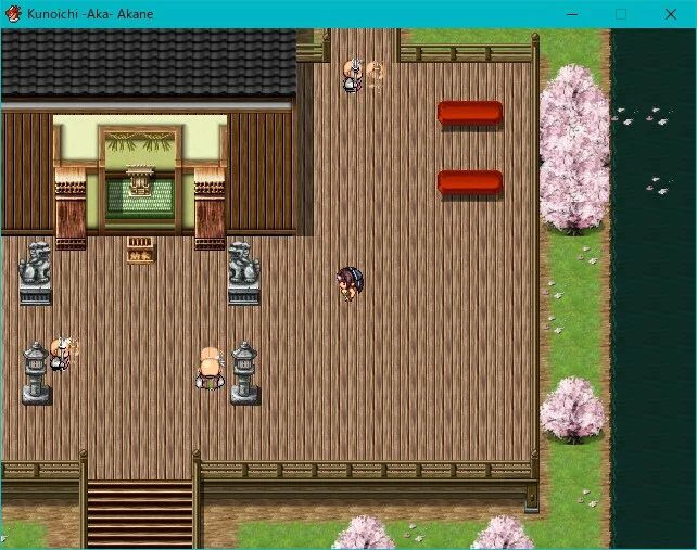 Изображение игры: Coming down in the world of a battle nation RPG "Kunoichi Akane"