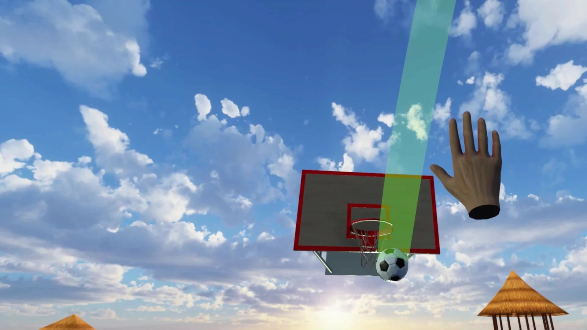 Изображение игры: VR Basketball Hoops