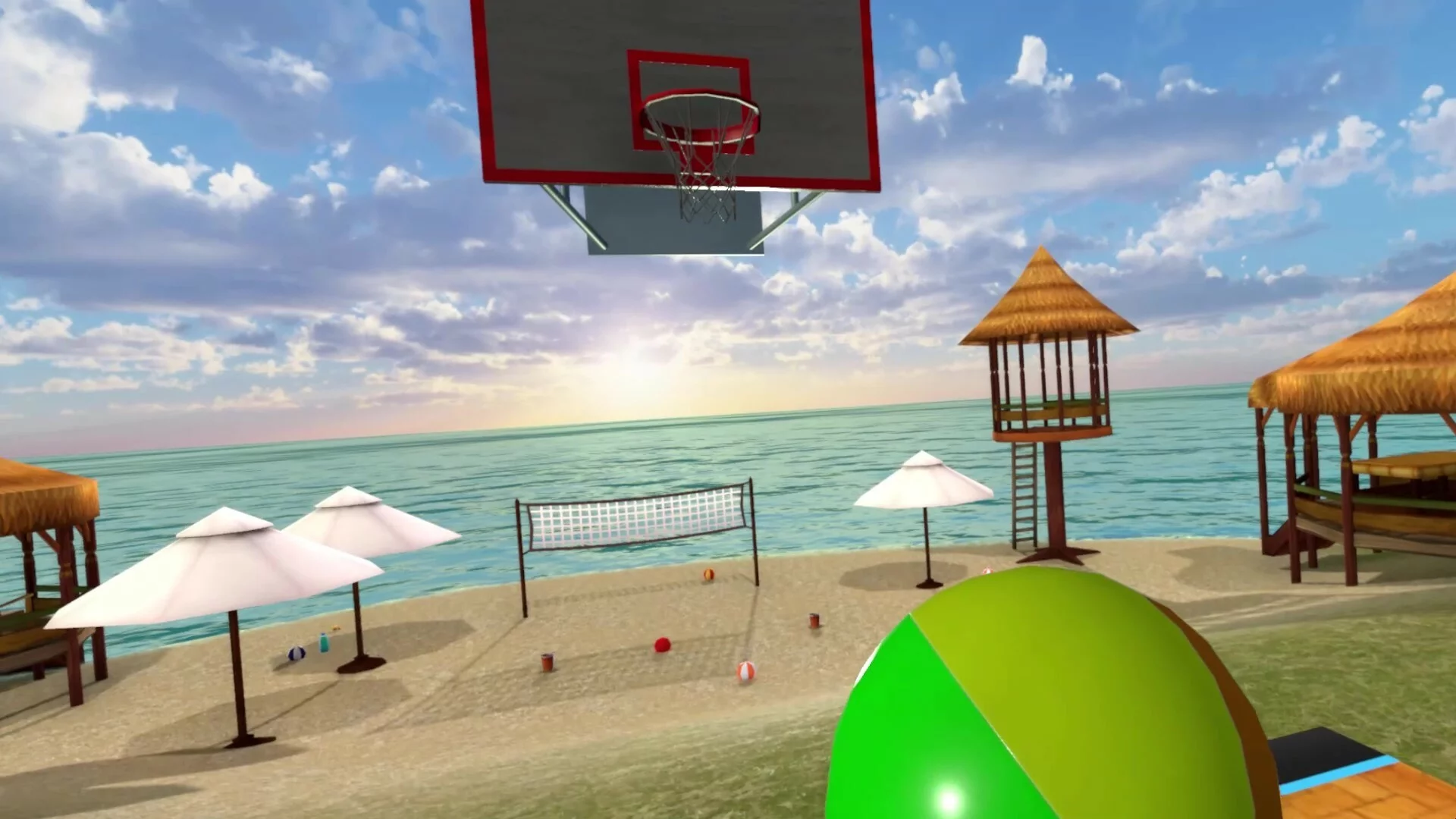 Изображение игры: VR Basketball Hoops
