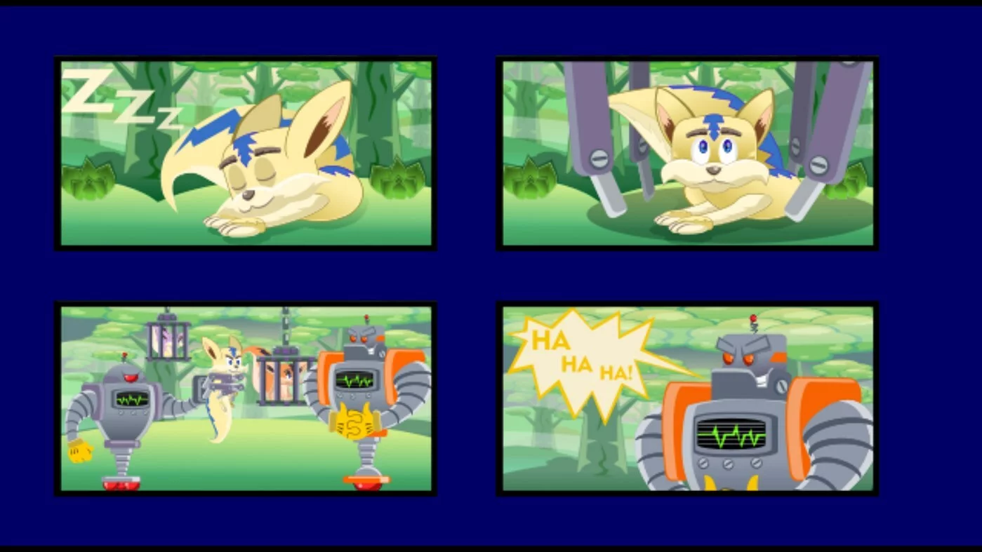 Изображение игры: Elefox Adventure