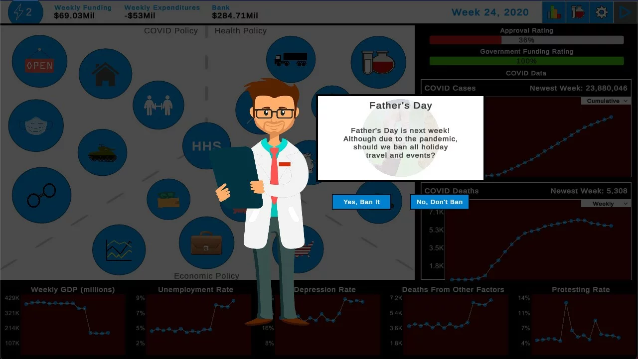 Изображение игры: Quarantine: Global Pandemic